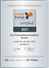 DUON Zertifikat 2021